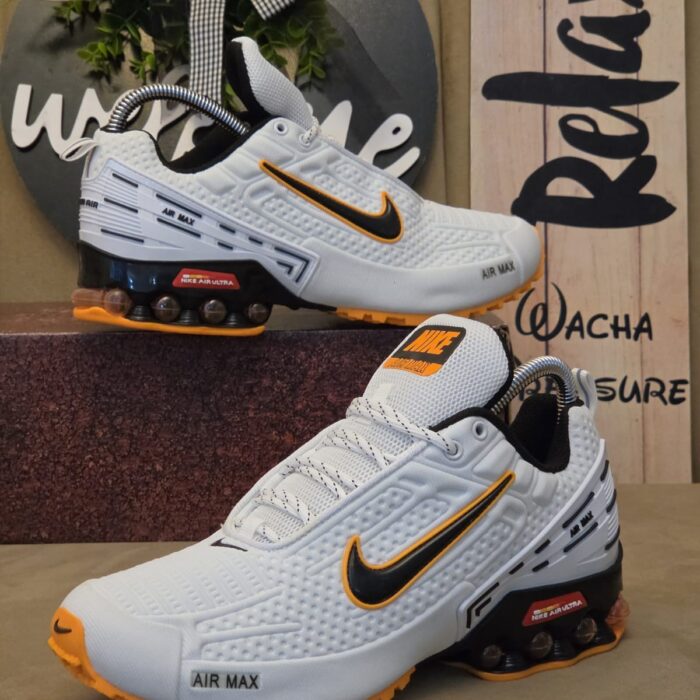 Spot new Nike Air Max Ultra Clean white with orange & black details